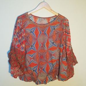 Bl-nk Camillia Bell-Sleeved Blouse 1X